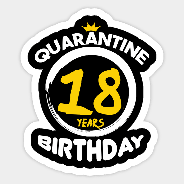 18th birthday gift Sticker by awesomeshirts